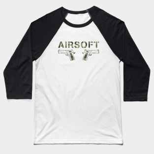 AIRSOFT PLAYER CAMOUFLAGE PISTOL Baseball T-Shirt